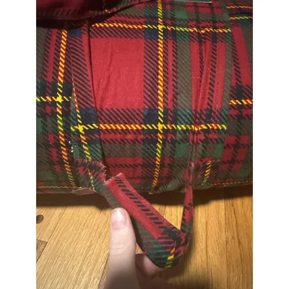 NEW Hallmark Classic Plaid QUEEN Flannel 3-piece Comforter Set Christmas